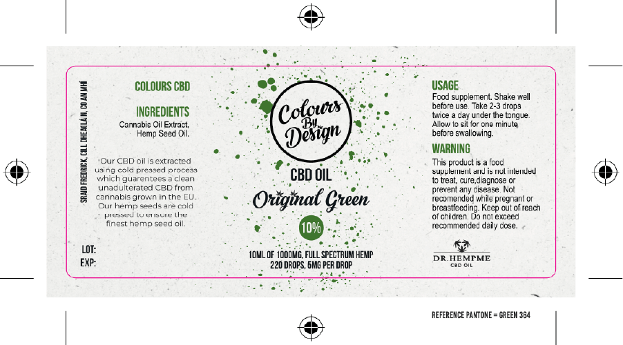 CBD Oil - 10% Original Green - Image 3